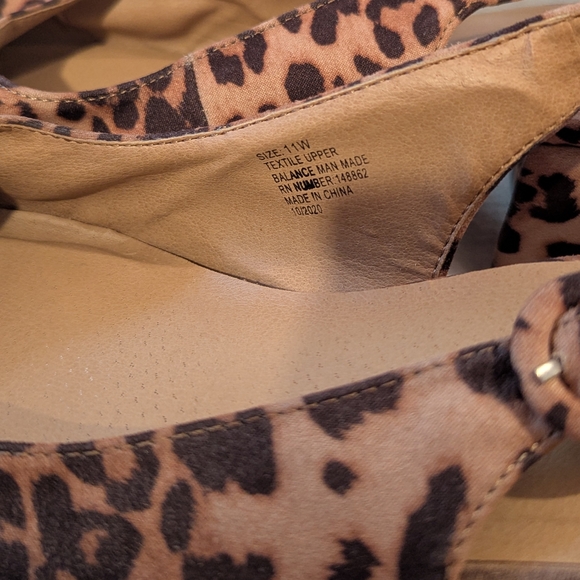 Torrid Brown Leopard Print Slingback Heels - Picture 6 of 6